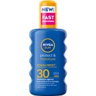 NIVEA SUN Solskydd Protect & Moisture Spray SPF30 200 ml