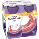 Nutridrink Jucy, jordgubb, energirikt kosttillägg, klar, fettfri 4 x 200 ml