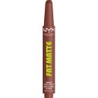 NYX Professional Makeup Fat Matte Slick Click Läppbalsam 08 Toasty Taupe 8 ml