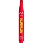 NYX Professional Makeup Fat Matte Slick Click Läppbalsam 15 Fuzzy Flame 8 ml
