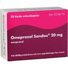 Omeprazol Sandoz, enterokapsel, hård 20 mg 28 st