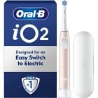 Oral-B iO 2 eltandborste Calm Pink, med resefodral