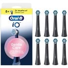 Oral-B iO Gentle Care Tandborsthuvuden Svart 8 st