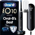 Oral-B iO10 Eltandborste Svart, 1 tandborsthuvud, resefodral med laddare