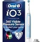 Oral-B iO3 Eltandborste Blå 1 st tandborsthuvud