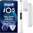 Oral-B iO5 Eltandborste Vit, 1 tandborsthuvud, resefodral