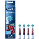 Oral-B Pro Kids borsthuvuden Spiderman 4 st