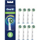 Oral-B Cross Action borsthuvuden, 8-pack