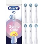 Oral-B iO Gentle Care tandborsthuvuden, Vit, 6 st