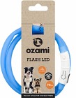 Ozami hundhalsband Flash LED Blå 70 cm