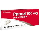 Pamol, filmdragerad tablett 500 mg 20 st