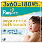 Pampers Aqua Soft Touch tvättservetter 180 st
