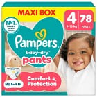Pampers Baby-Dry byxblöjor storlek 4, 78 blöjor, 9kg-15kg