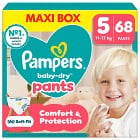 Pampers Baby-Dry byxblöjor storlek 5, 68 blöjor, 11kg-17kg