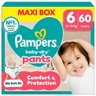 Pampers Baby-Dry byxblöjor storlek 6, 60 blöjor, 13kg-19kg