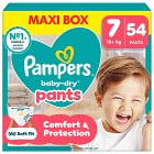 Pampers Baby-Dry byxblöjor storlek 7, 54 blöjor, 15kg+