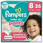 Pampers Baby-Dry byxblöjor storlek 8, 26 blöjor, 17kg+