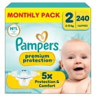 Pampers Premium Protection blöja Storlek 2 (4-8 kg) 240 st