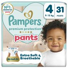 Pampers Premium Protection byxblöjor storlek 4, 31 blöjor, 9kg-15kg