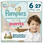 Pampers Premium Protection byxblöjor storlek 6, 27 blöjor, 13kg-19kg