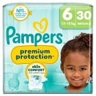Pampers Premium Protection Storlek 6, 30 blöjor, 13kg-18kg