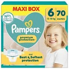 Pampers Premium Protection Storlek 6, 70 blöjor, 13kg-18kg