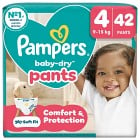Pampers Baby-Dry Byxblöjor Storlek 4 (9kg-15kg) 42 blöjor