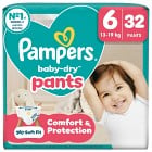 Pampers Baby-Dry Byxblöjor Storlek 6 (13kg-19kg) 32 blöjor