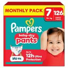 Pampers Baby-Dry Byxblöjor Storlek 7 (15+ kg), 126 st