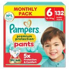 Pampers Premium Protection Byxblöjor Storlek 6 (13-19 kg) 132 st