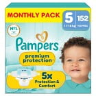Pampers Premium Protection Nappies Storlek 5 (11-16kg) 152 st