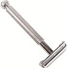 Parker Shaving 29L Unisex Textured Long Handle Butterfly Open Safety Razor