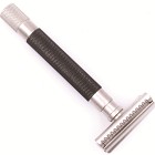 Parker Shaving 55SL-GR Semi-Slant 3 Piece Safety Razor Graphite