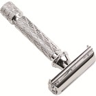 Parker Shaving 87R Textured 3" Short Handle Butterfly Open Safety Razor