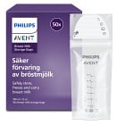 Philips Avent Förvaringspåsar för bröstmjölk, 50 st