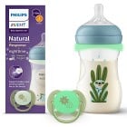 Philips Avent Natural Response Nighttime Set, 125 ml, Nyfödd flow teat (2), ultra soft teat, Gift Set