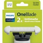 Philips OneBlade rakblad Intimate 2-pack