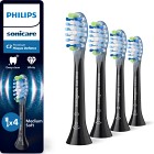 Philips Sonicare C3 Premium Plaque Defence borsthuvuden, Svarta, 4-pack, HX9044/88