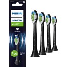 Philips Sonicare W2 Optimal White borsthuvuden, svarta, 4-pack, HX6064/88