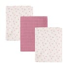 Pippi Muslinfilt 3-pack (Mauve Orchid)