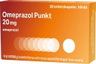 Omeprazol Punkt, enterokapsel, hård 20 mg 28 st
