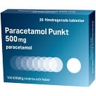 Paracetamol Punkt, filmdragerad tablett 500 mg 20 st