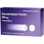 Sumatriptan Punkt, filmdragerad tablett 50 mg 2 st