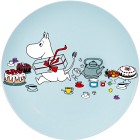 Rätt Start Mumin Picknick Flat tallrik ljusblå