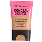 Revolution Conceal and Define Soft Matte Tube Foundation F10N 23 ml