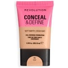 Revolution Conceal and Define Soft Matte Tube Foundation F5NW 23 ml