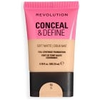 Revolution Conceal and Define Soft Matte Tube Foundation F6N 23 ml