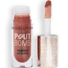 Revolution Pout Bomb Shimmer Gloss Nude Glow 4,5 ml