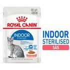 Royal Canin Indoor Sterilised Gravy Adult Våtfoder för katt 12x85 g