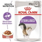 Royal Canin Sterilised Gravy Adult Våtfoder för katt 12x85 g